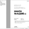 Komatsu Wheel Loader WA1200 3 Shop Manual SEBM018235