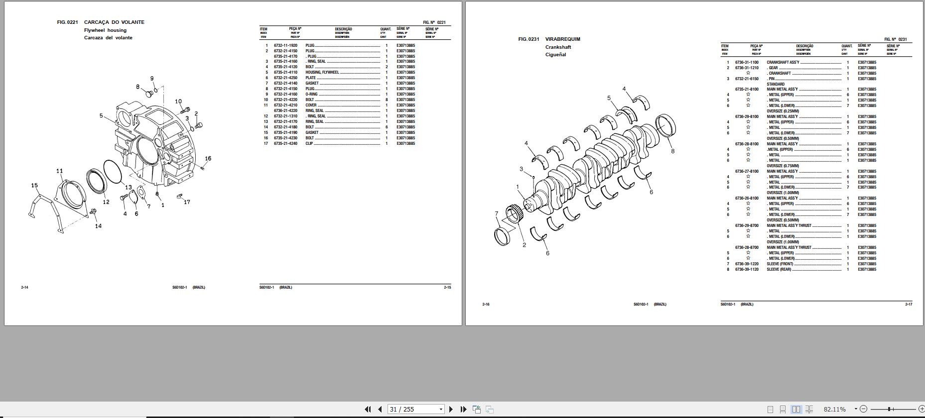Komatsu Wheel Loader WA180 1B Part Book KPPB002202 1