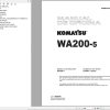 Komatsu Wheel Loader WA200 5 Shop Manual KPBM033308 PT