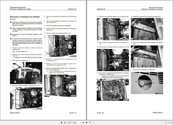 Komatsu Wheel Loader WA200 6 Shop Manual KPBM529201 PT 1