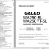 Komatsu Wheel Loader WA250 5L WA250PT 5L Shop Manual GSBM011601 ES