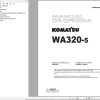 Komatsu Wheel Loader WA320 5 Shop Manual KPBM034607 PT