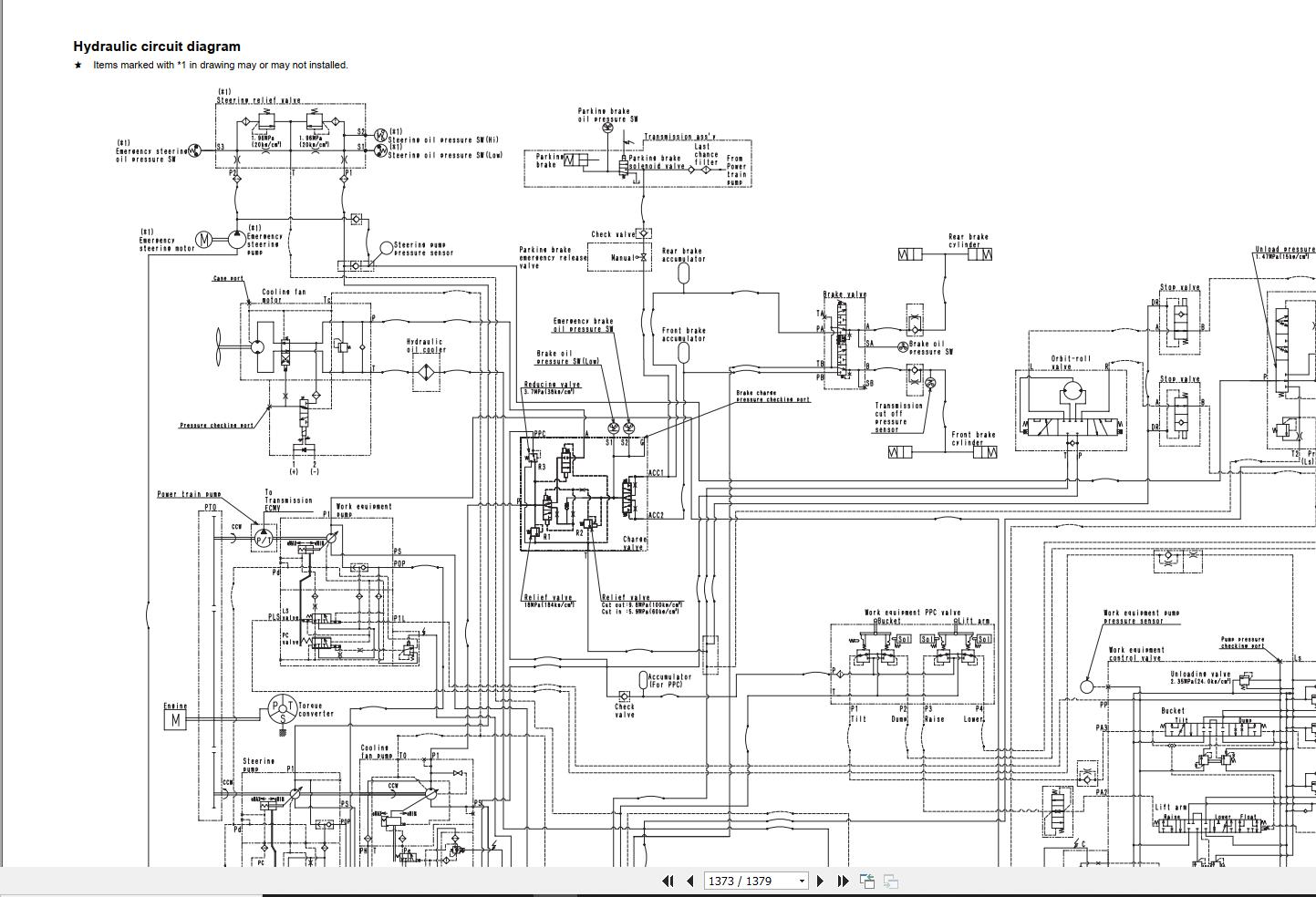 Komatsu Wheel Loader WA380 6 Shop Manual KPBM011405 PT 1