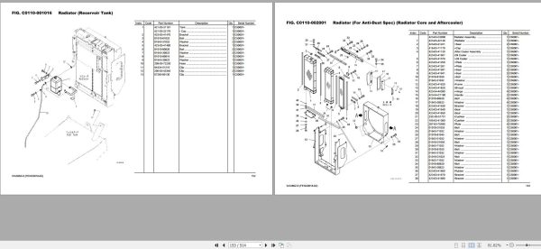 Komatsu Wheel Loader WA380Z 6 Part Book FENC0018 02 1