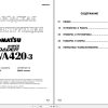 Komatsu Wheel Loader WA420 3 Shop Manual RU