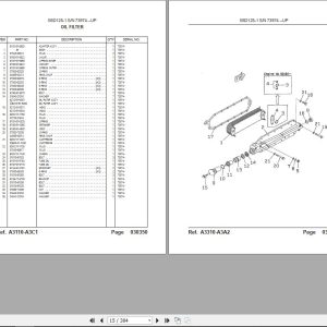 Komatsu Wheel Loader WA470 3 Part Book LEPBW47300 1