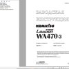 Komatsu Wheel Loader WA470 3 Shop Manual RU