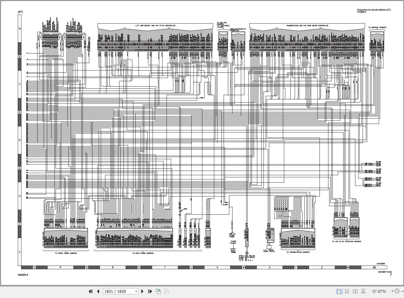 Komatsu Wheel Loader WA500 6 Shop Manual KPBM023617 PT 1