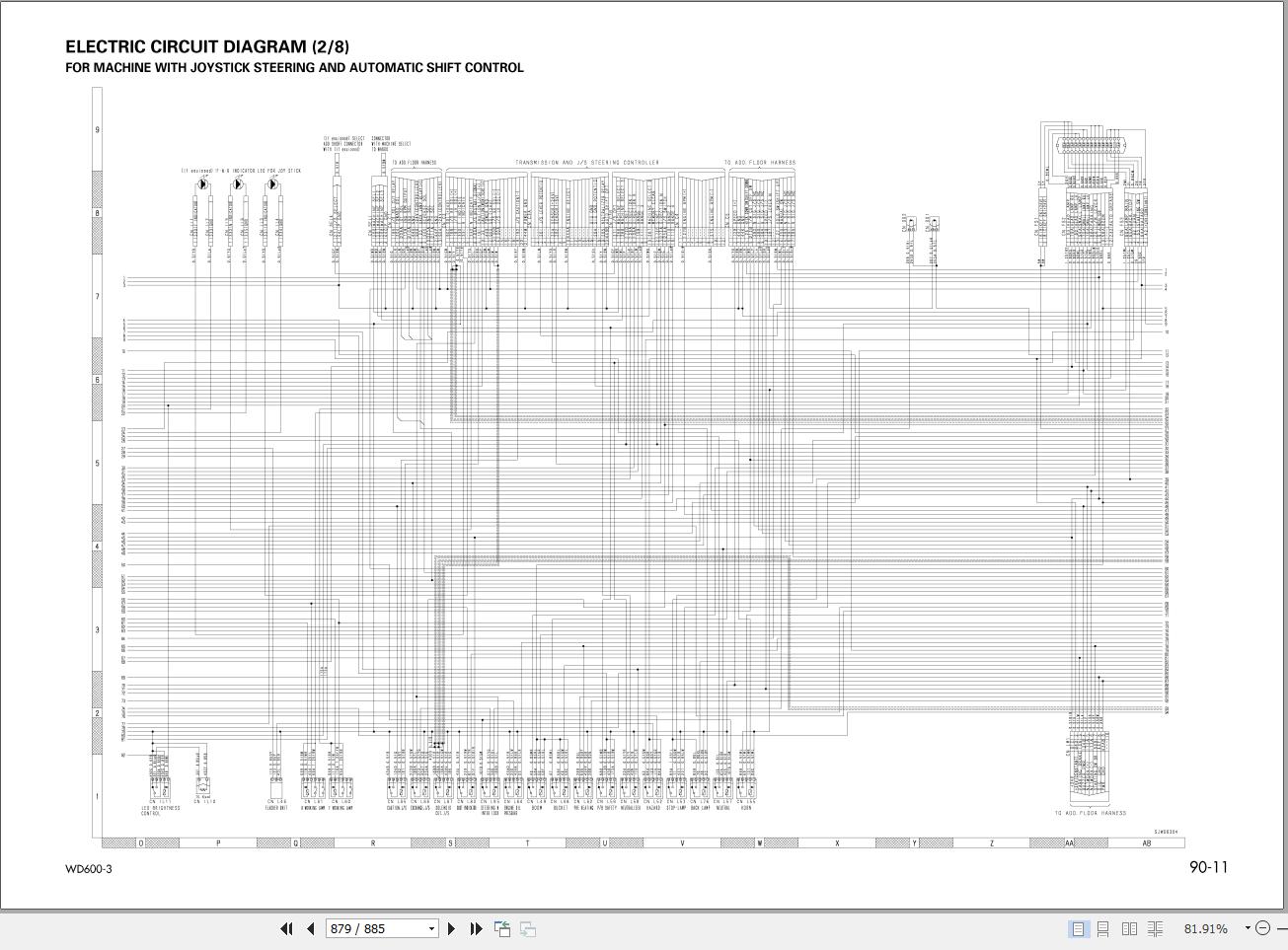 Komatsu Wheel Loader WD600 3 Shop Manual KPBM022903 PT 1