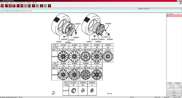 Mitsubishi MMC ASA EPC 12.2023 Spare Parts Catalog 5