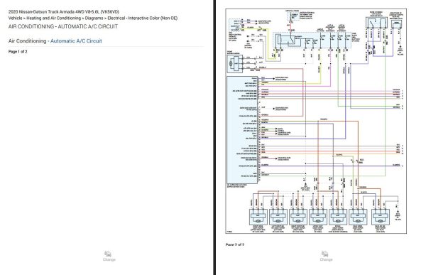 Nissan Patrol Armada 2020 Electrical Wiring Diagrams 1