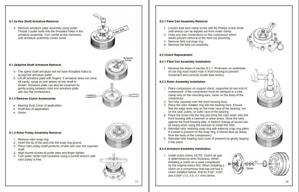 SANDEN SD Air Conditioning Compressor Service Manual 50940007 1