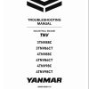 Yanmar Engine 3TNV88C to 4TNV98CT Troubleshooting Manual 50950138 REVB