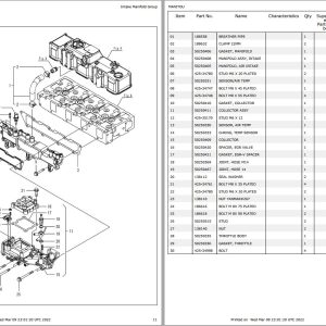 Yanmar Engine 4NTV98C NGT Tier IV Parts Manual 50960075 1