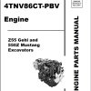 Yanmar Engine 4TNV86CT PBV Parts Manual 50940366B