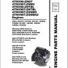 Yanmar Engine 4TNV98 ZNMS To 4TNV98T ZXNMS2 Parts Manual