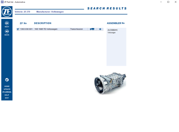 ZF Automotive EPC 05.2023 Part List 6