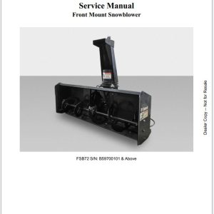 Bobcat Attachment Q4.2022 Operation Maintenance Service Manual 2.82 GB PDF 3