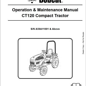 Bobcat Compact Tractor Q4.2022 Schematic Operation Service Manual 1.08 GB PDF 2