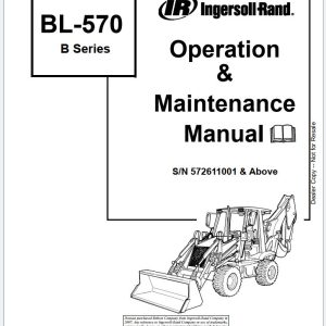 Bobcat Q4.2022 Backhoe Loader Schematic Operation Service Manual 1.30 GB PDF 2