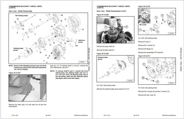 Bobcat Q4.2022 Backhoe Loader Schematic Operation Service Manual 1.30 GB PDF 3 1