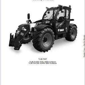Bobcat Telescopic Handler Q4.2022 Schematic Operation Service Manual 8.36 Gb Pdf 2
