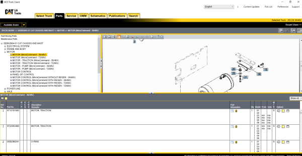 CAT Lift Trucks MCFE EUROPE 04.2024 EPC Spare Parts Catalog 6