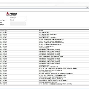 Challenger NA North America 12.2020 Parts Book Workshop Manuals 1