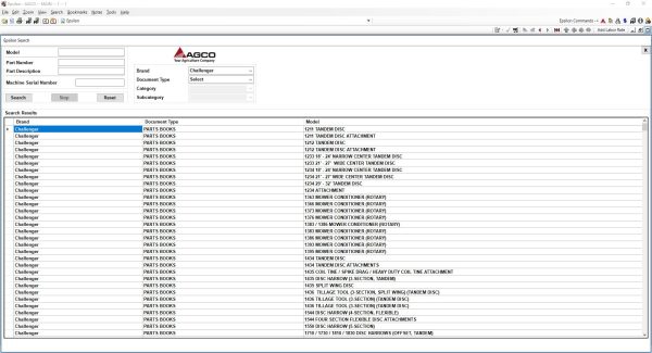 Challenger NA North America 12.2020 Parts Book Workshop Manuals 1