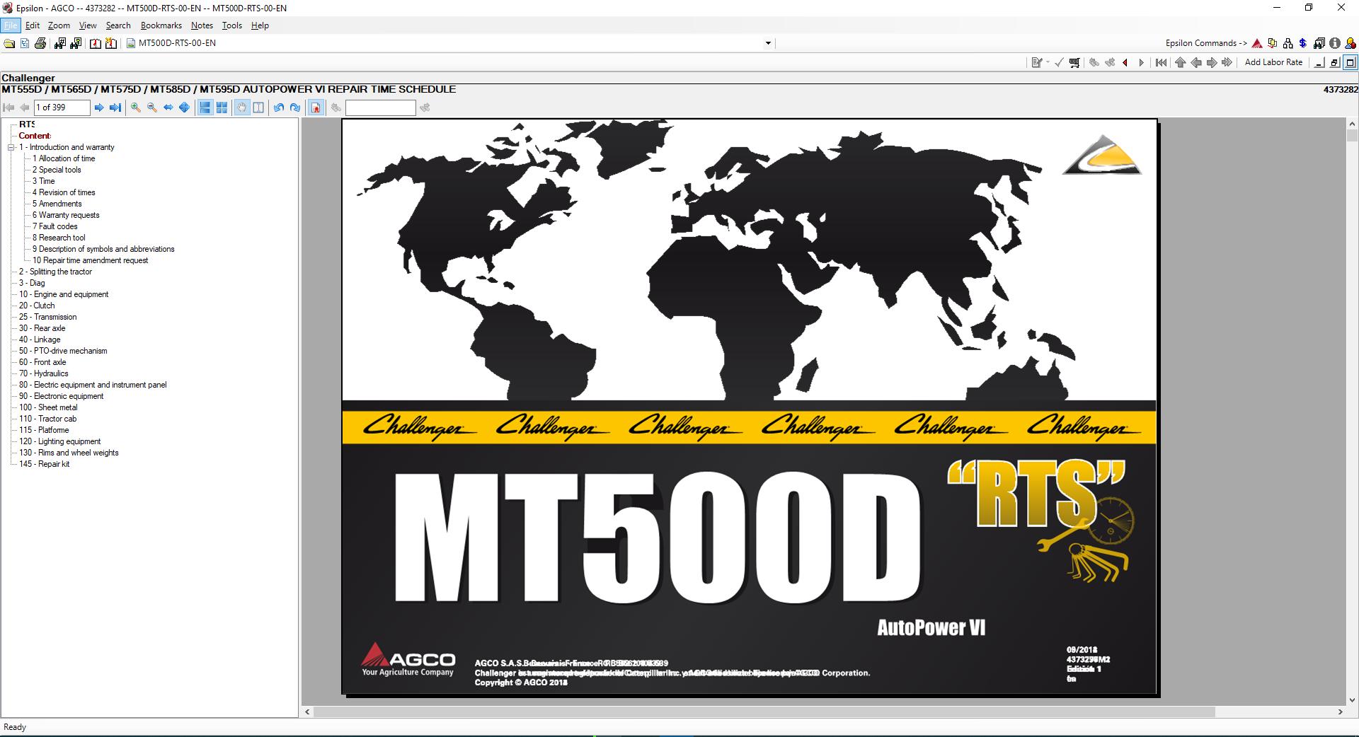 Challenger NA North America 12.2020 Parts Book Workshop Manuals 6