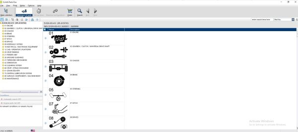 Claas Parts Doc 2.2 04.2024 Updated 825 EPC Spare Parts Catalog 2