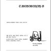 Clark Forklift C20 25 30 3335 D Parts Manual 8039006 1