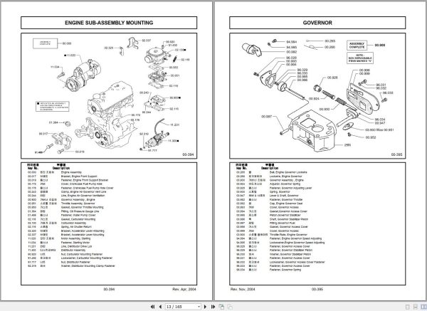 Clark Forklift C20 3335L Parts Manual 8039001 2