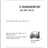 Clark Forklift C35 40 45 50 KD for 24V Tier 3 Parts Manual 8066403 1