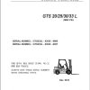 Clark Forklift GTS20 25 30 33 L MMC PSI Parts Manual 1