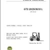 Clark Forklift GTS20 25 30 33 L PSI Tier 4 Parts Manual 1