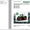Fendt 700 Vario Gen7 VIN 706 707 708 709 Transmission Hydraulic Circuit Diagrams 968200