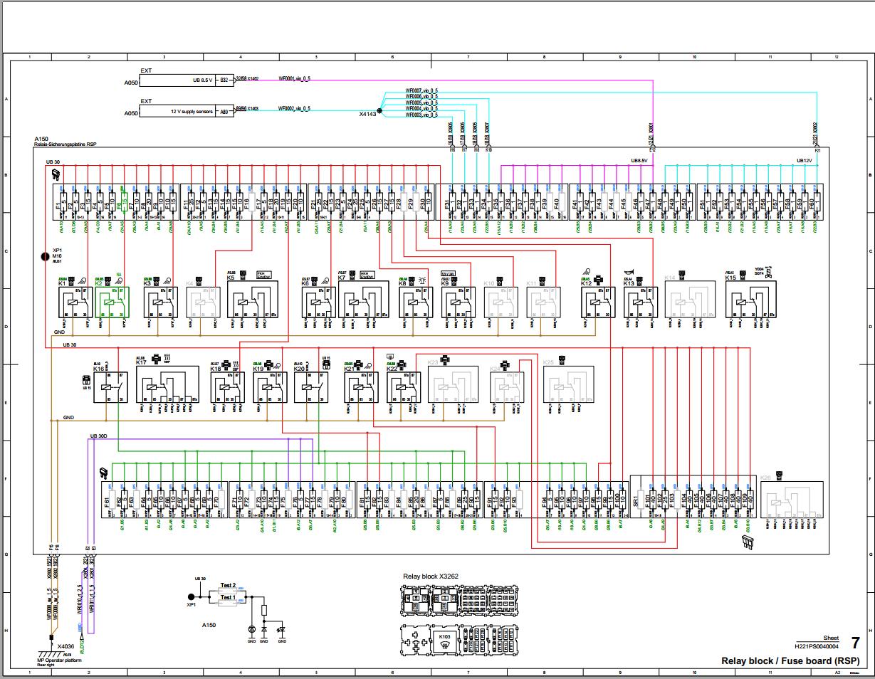 Fendt 900 Vario Gen7 VIN 968 969 970 971 Electrical Schematic 1