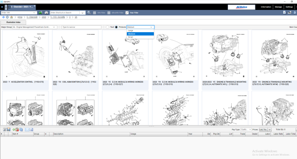 General Motors GMNA EPC 03.2024 Spare Parts Catalogue 1