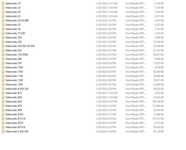 Hako Machine Collection 8.59 GB Spare Parts Catalog Update 2023 2