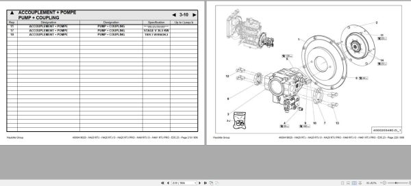 Haulotte Articulating Booms HA20RTJ to HA61RTJ PRO Parts Manual 4000418020 EN FR 1