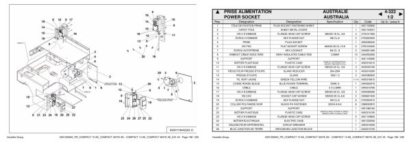 Haulotte Compact 12AE 14AE 3247E 3947E AE Spare Parts Catalog 4001226040 02.2024 EN FR 4