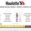 Haulotte Electric Articulating Booms HA12CJ to HA32CJ Parts Manual 2420342420 EN FR