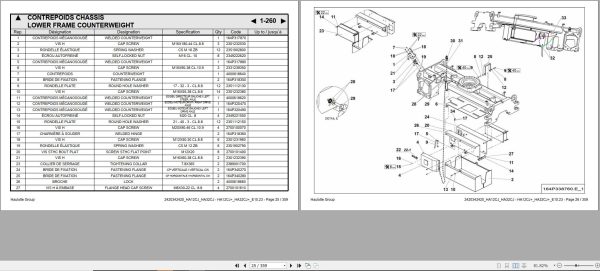 Haulotte Electric Articulating Booms HA12CJ to HA32CJ Parts Manual 2420342420 EN FR 1