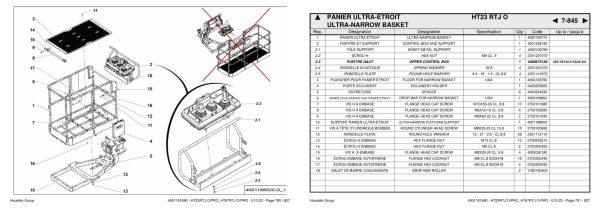 Haulotte HT23RTJ O PRO HT67RTJ O PRO Spare Parts Catalog 4001191690 11.2023 EN FR 2