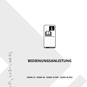 Haulotte SIGMA 16 46 PRO Operator Manual 4001262660 11.2023 DE 1