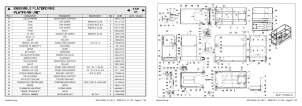 Haulotte STAR 6 C STAR 13 C Spare Parts Catalog 4001242660 12.2023 EN FR 3