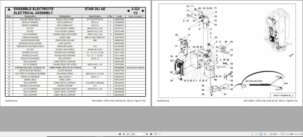 Haulotte Vertical Masts STAR 10 AE STAR 26J AE Parts Manual 4001150460 FR EN 1
