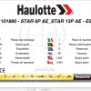Haulotte Vertical Masts STAR 6P AE STAR 13P AE Parts Manual 4001101880 FR EN