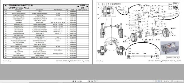 Haulotte Vertical Masts STAR 6P AE STAR 13P AE Parts Manual 4001101880 FR EN 1